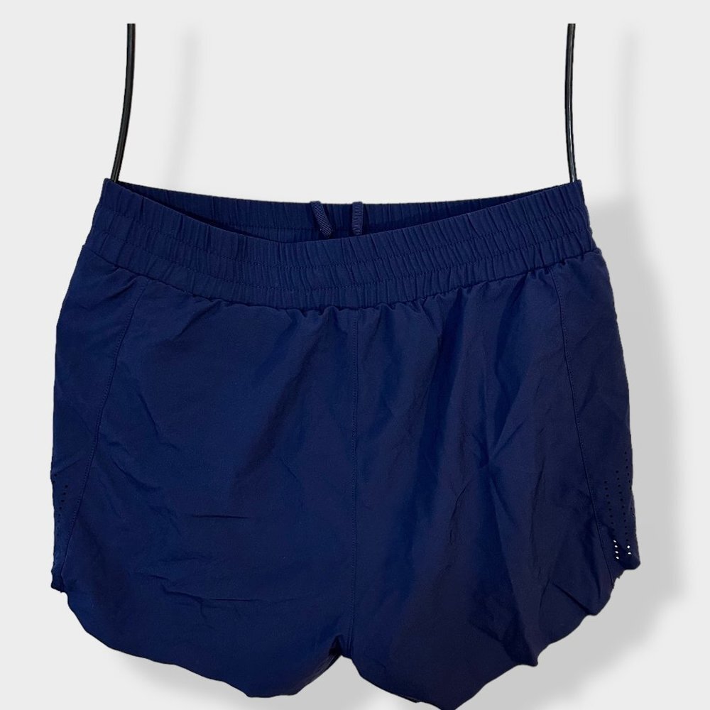 Joy Lab Blue Lined Athletic Shorts XS - Picture 2 of 5